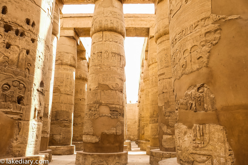 Egypt Travel Diary - Karnak Temple - Lake Diary